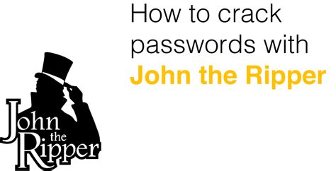 11.7.7 Crack A Password With John The Ripper