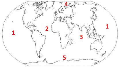 2.01 Quiz Oceans Of The World