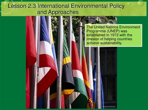 2.3 International Environmental Policy And Approaches