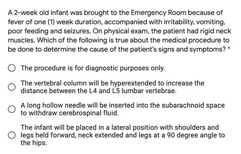 A 2 Week Old Infant Is Being Evaluated For Irritability