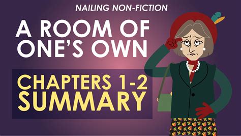 A Room Of One's Own Summary Chapter 1