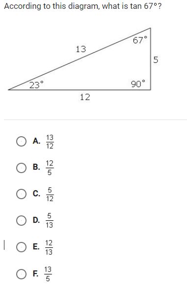 According To This Diagram What Is Tan 67