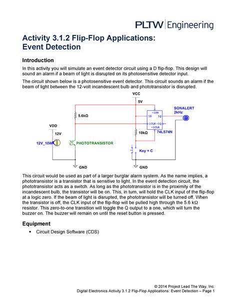 Activity 3.1.2 Flip-flop Applications Event Detection