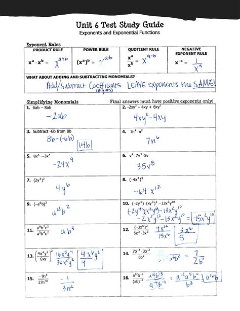 Algebra 3-4 Unit 6.13 Logs And Exponents