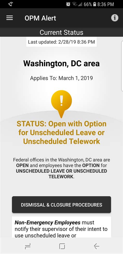 All Of The Following Are Specifics Of Unscheduled Telework Except