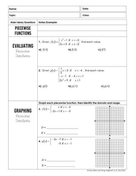 All Things Algebra Unit 3 Homework 2 Answer Key