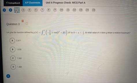 Ap Classroom Unit 6 Progress Check Mcq Answers