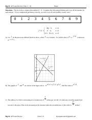 Big 10 Ap Exam Review Units 1-8