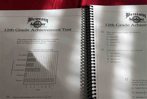 Brittain Academy 12th Grade Achievement Test Answer Key