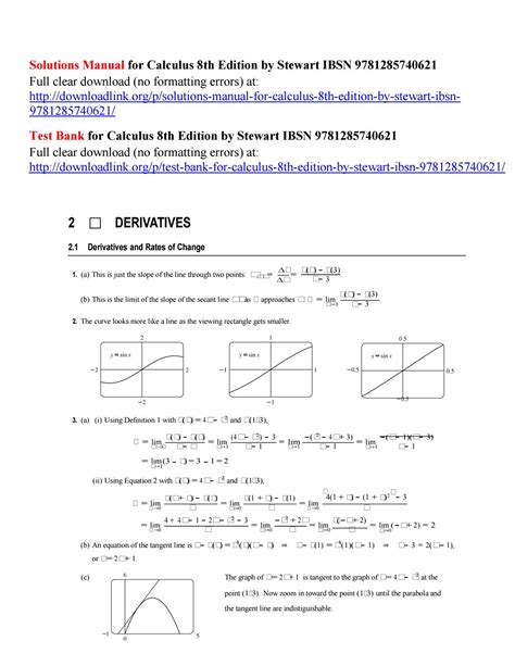 Calculus Early Transcendentals 8th Edition Answers