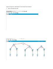 Capstone Project 8-1 Add Subnets To Your Packet Tracer Network