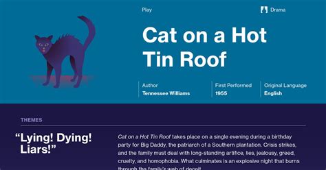 Cat On A Hot Tin Roof Plot Summary