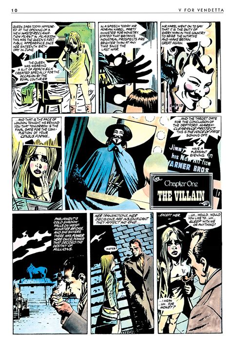 Characters In V For Vendetta Book