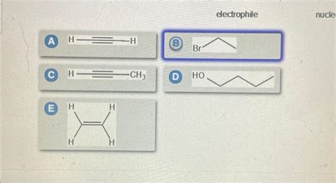 Choose The Best Option For The Nucleophile Precursor To 3-hexyne