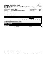 Comprehensive Physical Assessment Of A Child Posttest