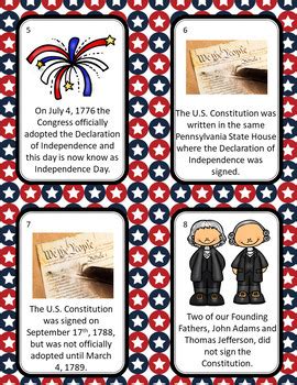 Constitution And Bill Of Rights Scavenger Hunt