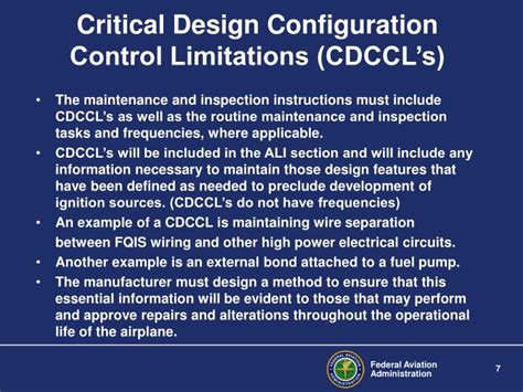 Critical Design Configuration Control Limitations Ad