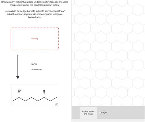 Draw An Alkyl Halide That Would Undergo An Sn2 Reaction