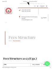 Elite High School Entebbe Fees Structure