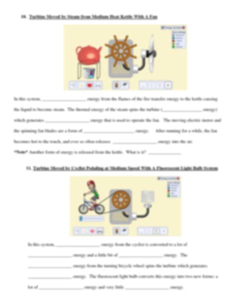 Energy Forms And Changes Simulation Answer Key