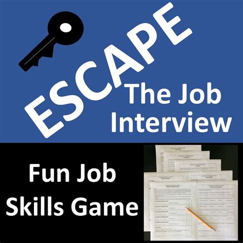 Escape The Job Interview Game Answer Key