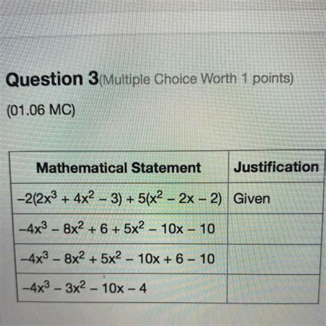 Fill In The Missing Justifications In The Correct Order.