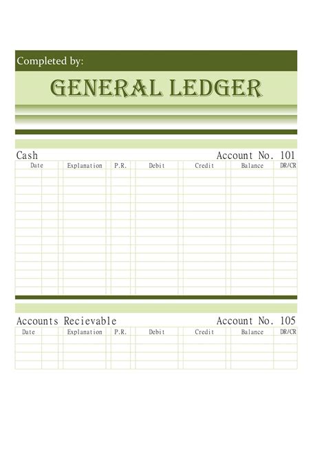 General Ledger Questions Contain Multiple Tabs.