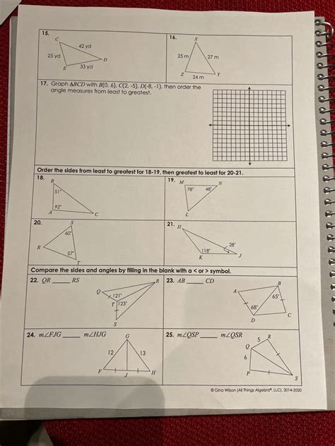 Gina Wilson All Things Algebra 2014 Answer Key