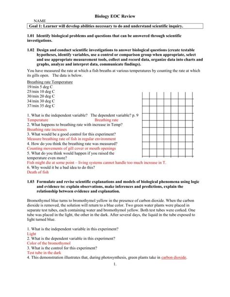 Graphing And Data Analysis Worksheet Answers Key