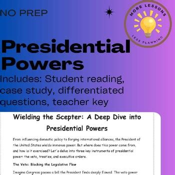 Guided Reading Activity 9 1 Presidential Powers