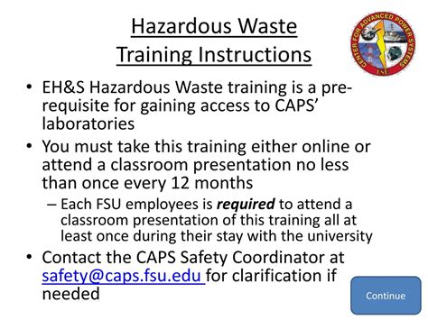 Hazardous Waste Training For Pharmacy Colleagues Cvs