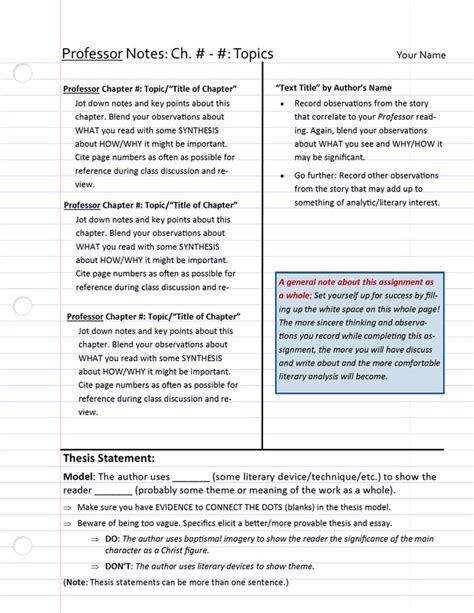 How To Read Literature Like A Professor Chapter Notes