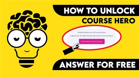 How To Unlock Coursehero For Free