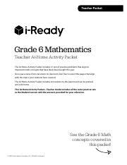 I Ready Grade 6 Mathematics Answer Key Pdf