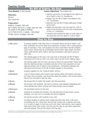 Icivics No Bill Of Rights No Deal Answer Key