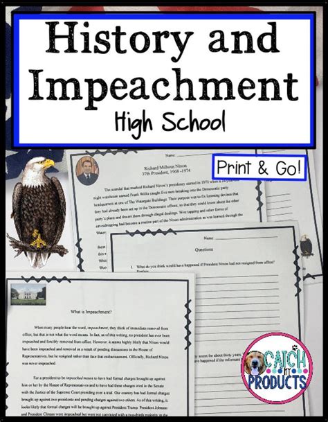 Impeachment In American History Worksheet Answers