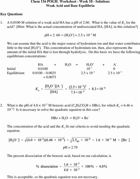 Investigating The Ph Scale Answer Key