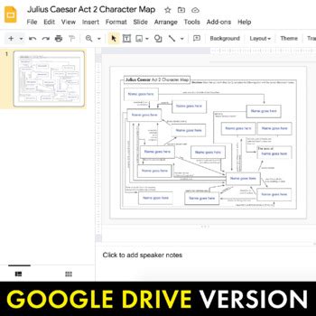 Julius Caesar Act 2 Character Map