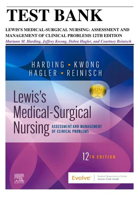 Lewis's Medical Surgical Nursing 12th Edition Test Bank