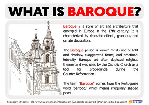 Match The Baroque Characteristic To Its Correct Description.