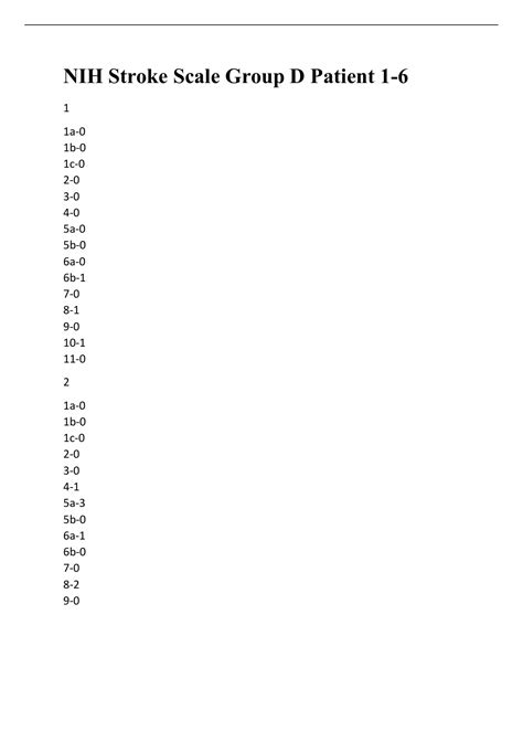 Nihss Group D Answers 2023 Pdf