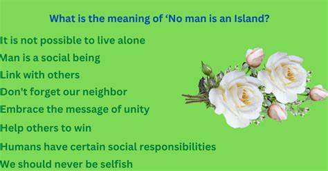 No Man Is An Island Commonlit Answers