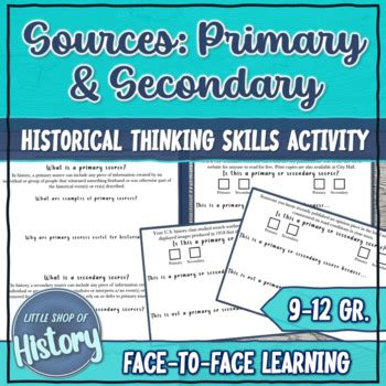 Ofy Unit Activity Historical Thinking Skills Pdf Ree