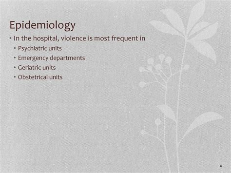 On Psychiatric Units The Most Frequent Victims Of Assault Are