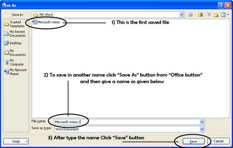 Open The Area Where You Can Access The Save Command