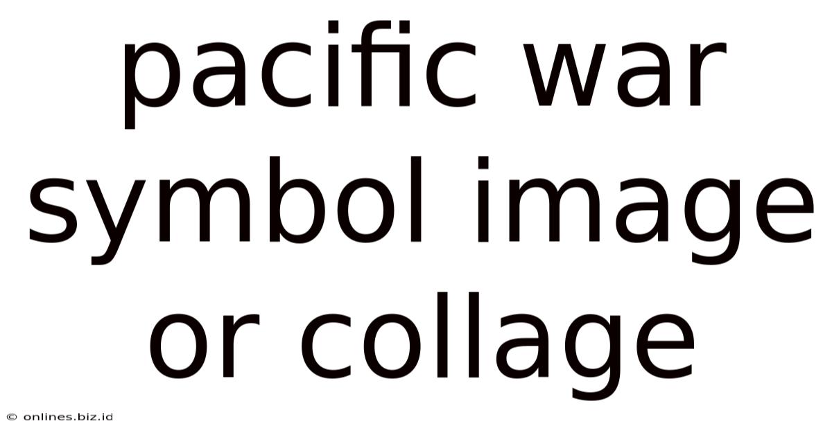 Pacific War Symbol Image Or Collage