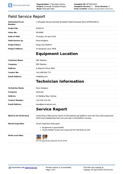 Paper Based Field Service Records Were Replaced With What Database