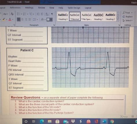 Part B Practice Interpreting Electrocardiograms Answers