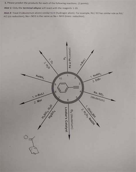 Please Predict The Products For Each Of The Following Reactions