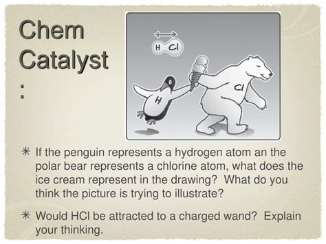 Polar Bears And Penguins Electronegativity And Polarity